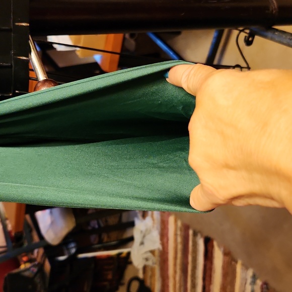 Sexy one shoulder pretty green dress, heavy material, made well Amazon sm BNWT - Picture 6 of 7